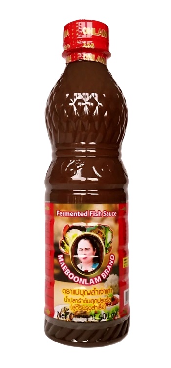 Salsa di pesce fermentato per papaya salad - Maeboonlam 400ml.